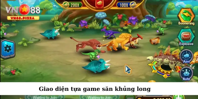 Giao diện game đậm chất tiền sử