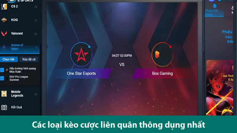 Cá độ game Liên Quân: Xu hướng giải trí hàng đầu hiện nay